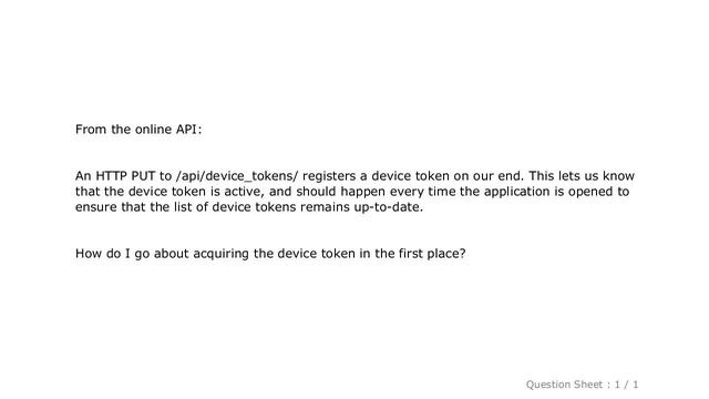 iOS : Where do I get the device token that Urban Airship requires for iOS registration? смотреть онлайн
