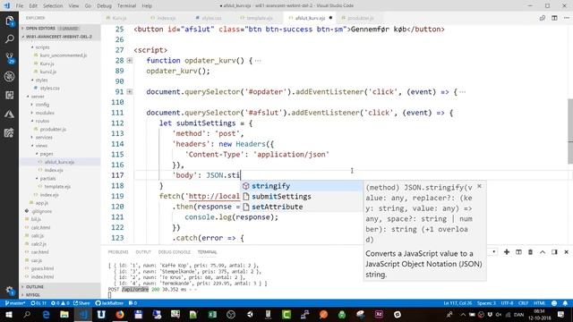 NODE WI 81 - Avanceret Webint del 2 - Kurv - om afslut kurv смотреть онлайн