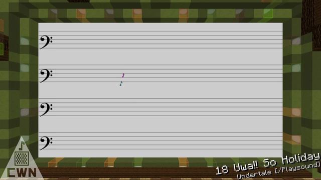 [18] Uwa!! So Holiday♫ - Note Block Song - Undertale смотреть онлайн