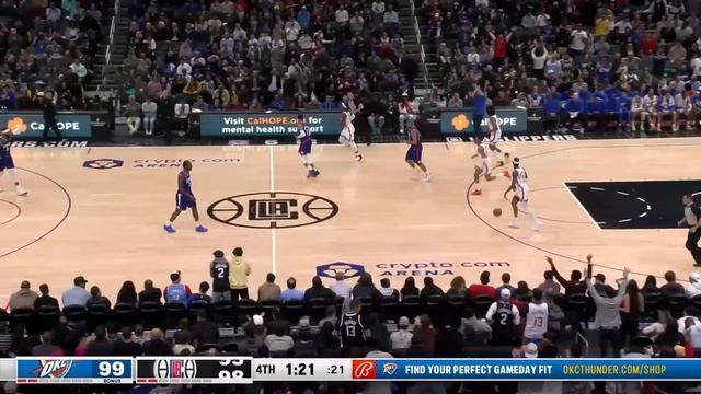 MUST SEE ENDING Final 2:50 Thunder vs Clippers | March 21, 2023 смотреть онлайн