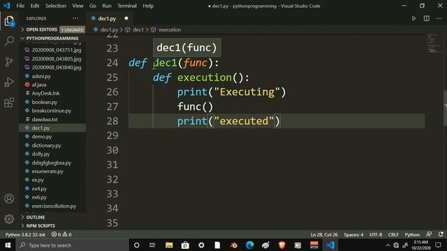 #47 Decorators in Python || Python Tutorials in Tamil|| #CodingAnna смотреть онлайн