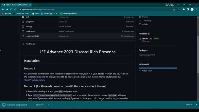 One-step installation, exe file for discordrp released! смотреть онлайн
