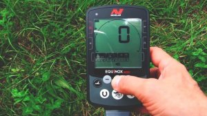 Minelab Equinox 800  Настройка   начало работы