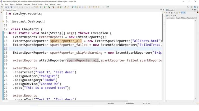 P11 - Generate the extent report for only failed or skipped or passed tests | Extent Reports | смотреть онлайн