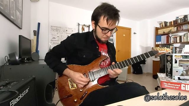 Joe Satriani - Ten words (guitar solo cover) Ibanez S series смотреть онлайн