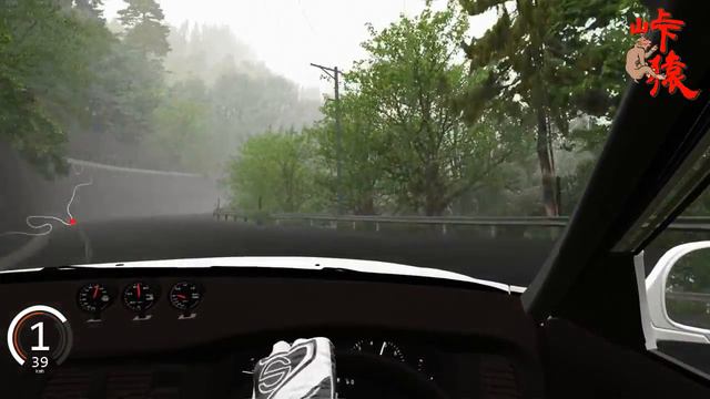 Assetto Corsa Heavy Fog Happogahara Drive with Chaser смотреть онлайн