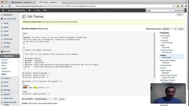 How To add Facebook Like and Send Button to Wordpress Sidebar and your Posts смотреть онлайн