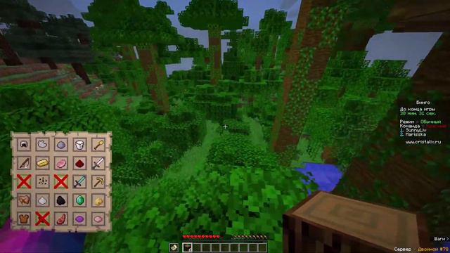 ОЦЕЛОТЫ! СПАВН ВОЗЛЕ ДЕРЕВНИ! ЭКСПРЕСС! ТРИ ИГРЫ! Бинго Cristalix Minecraft #35 смотреть онлайн