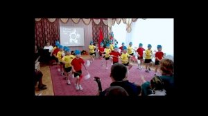 Танец с флажками в детском саду 23 февраля | Dance with flags in kindergarten on February 23