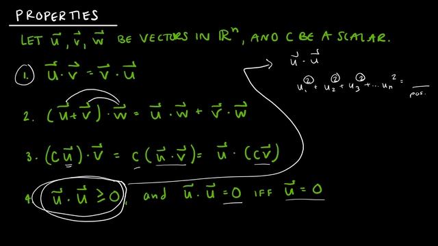 Linear Algebra 6.1.1 Inner Product, Vector Length and Distance смотреть онлайн
