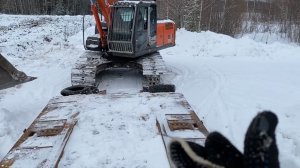 Еду за экскаватором