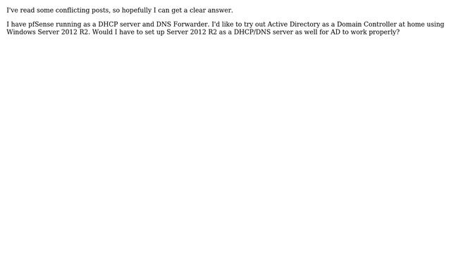 Active Directory Domain Controller with pfSense as DHCP and DNS server смотреть онлайн