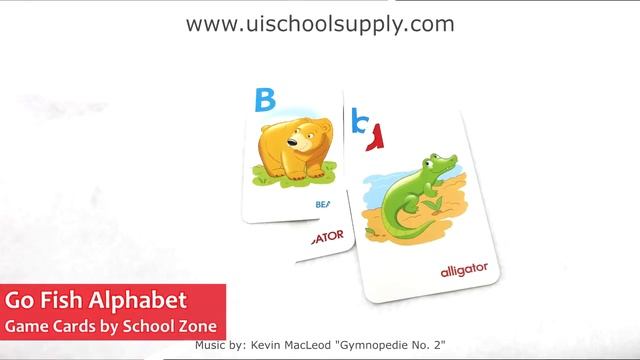 Go Fish Alphabet Game Cards by School Zone SZP05014 смотреть онлайн