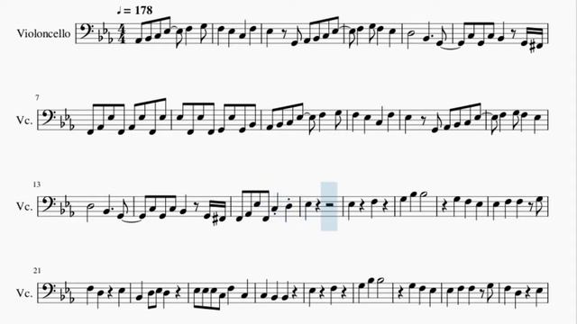 Cello Sheet Music: How to play Flamingo by Kero Kero Bonito смотреть онлайн