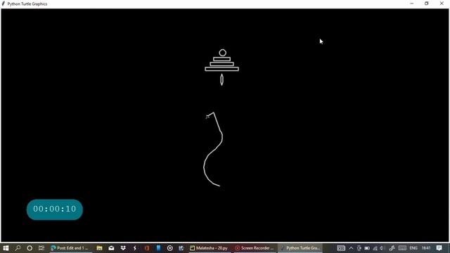 draw lord Ganesha using Python turtle#python#coding#coder#Ganesha chaturthi смотреть онлайн