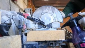 резка кирпича торцовкой с протяжкой с Диском по камню.