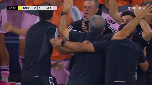 MESSI SCORES LONG RANGE GOAL TO GIVE THE LEAD TO INTER MIAMI VS NASHVILLE!! смотреть онлайн