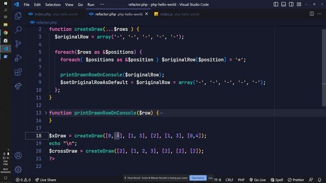 Desafio do desenho no console com php - prova freelancer смотреть онлайн