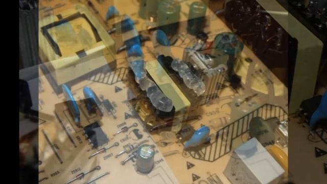 Ремонт блока питания Philips 42pfl3605H/12 после грозы.