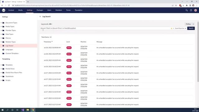 Log Files in the Umbraco CMS смотреть онлайн