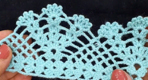 Красивая кайма крючком