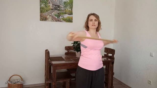 Упражнения с палкой смотреть онлайн
