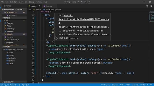 Let's Build a Copy to Clipboard in React | React Tutorial смотреть онлайн