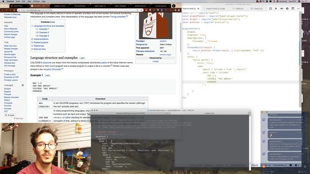 Implementing LOLCODE with Babel macros смотреть онлайн