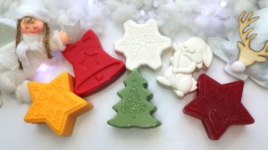 Асмр резка новогоднего мыла. ASMR. Cutting soap