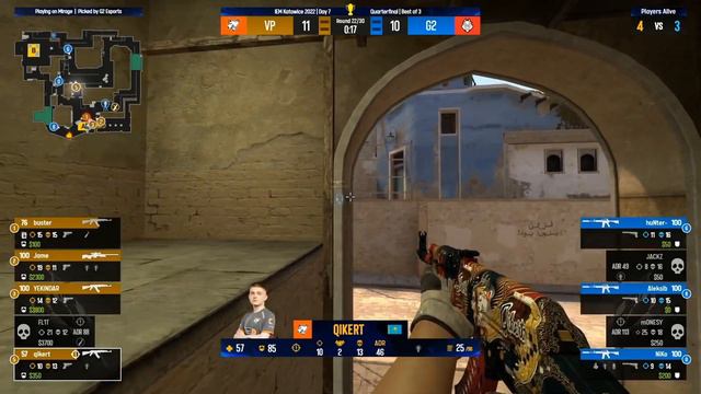 Virtus.pro Vs G2 Esports ПЕРВЫЙ МАТЧ НА - IEM Katowice 2022 - Quarter Finals ЛУЧШИЕ ВИРТУС ПРО Vs Г