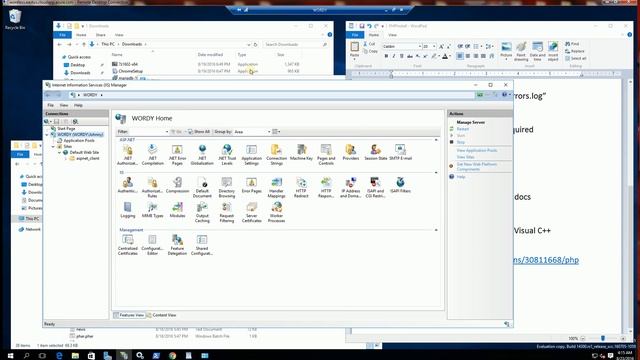 PHP - How To Manually Install PHP on IIS 10.0 for Windows Server 2016 смотреть онлайн