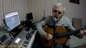 За полчаса до весны.кавер.гитара