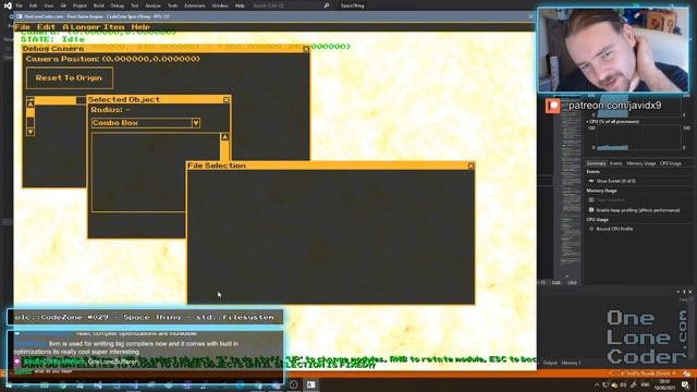 olc::CodeZone #029 - Space Thing - std::filesystem смотреть онлайн