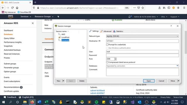 Create a MySQL database on AWS! смотреть онлайн