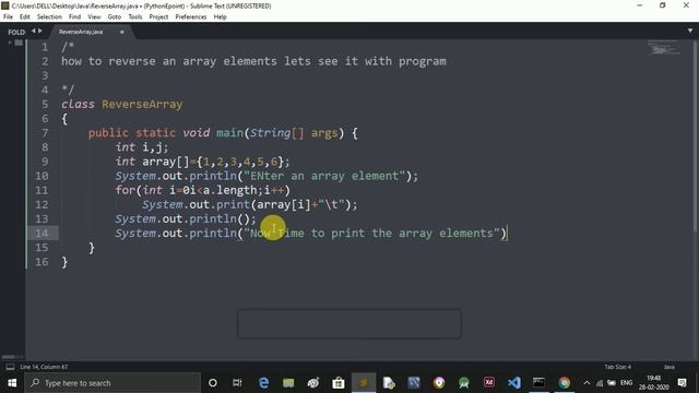 How || to || Reverse || an || Array || Elements || in || java смотреть онлайн