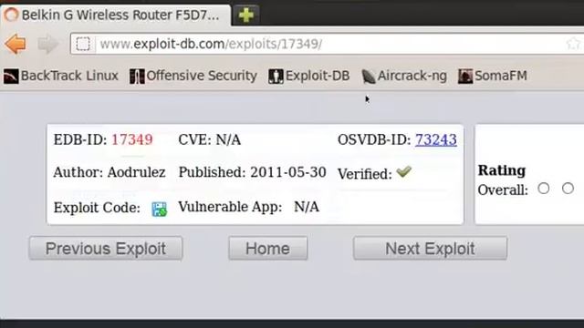 Hacking Belkin Router( Exploit based) смотреть онлайн