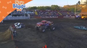Blippi Learns about MONSTER Trucks! Vehicle Videos for Kids