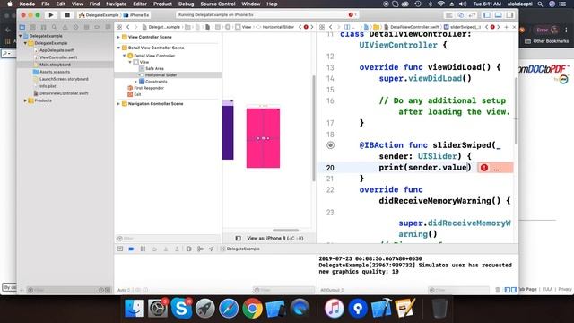 Creating an iOS App using Protocol Delegate Design Pattern. смотреть онлайн