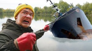 Мы подняли со дна гигантскую жуткую находку, где затонул корабль во время магнитной рыбалки!