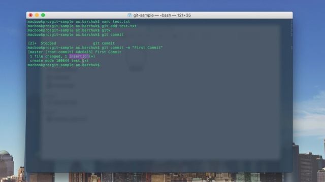 Git: Урок 1. Первый коммит смотреть онлайн