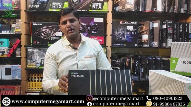 Nvidia RTX A5000, A4000, Quadro4000, T1000 is now available in India only at COMPUTER MEGA MART смотреть онлайн