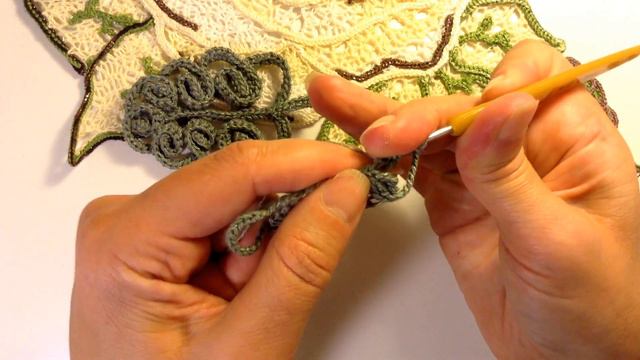 Ажурный листочек часть 1