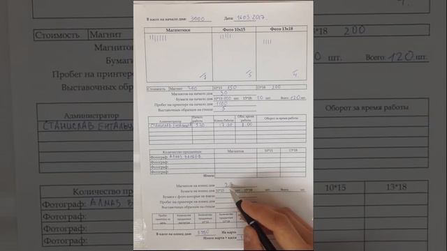 Фото с собой. Как заполнять лист статистики. смотреть онлайн