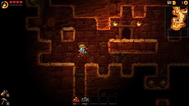 SteamWorld Dig 2 №2 Секретные зоны и прекрасный мир смотреть онлайн