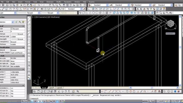 Autocad 2012 Tutorial Video make PlateForm Machine смотреть онлайн