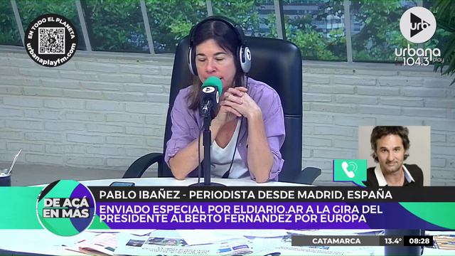 Pablo Ibañez, enviado especial por ElDiario.Ar a la gira presidencial por Europa | #DeAcáEnMás смотреть онлайн