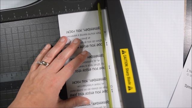 Finishing Off the Inside of Cards | Free Printable Jokes смотреть онлайн