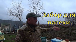 Забор для пасеки