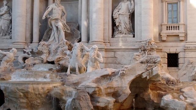 F Фонтан Треви Путешествие Отдых Рим Италия Trevi Fountain Travel Relaxation Rome Italy смотреть онлайн