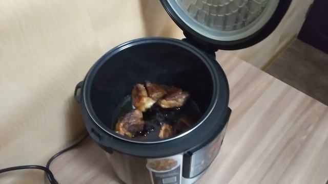 Как приготовить свиные ребра в мультиварке Редмонд | Pork ribs in a slow cooker смотреть онлайн